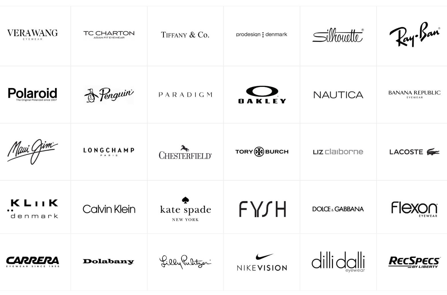 Collage of Logos of the Brands We Carry